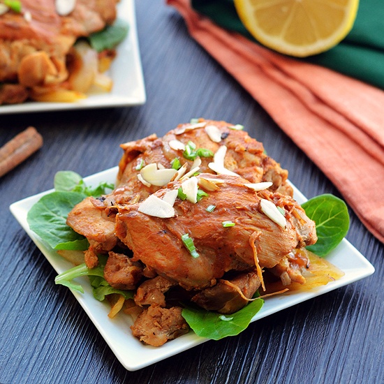 Slow Cooked Moroccan Chicken - Plated with Style 10 Fabulous Crockpot Paleo Meals - Skinny Not Skinny